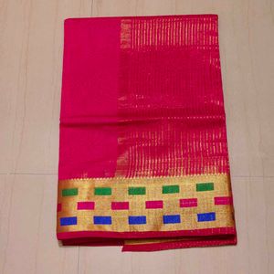 Elegant Pink Saree