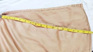 Satin Pencil skirt With Slit