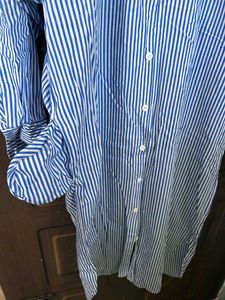 Striped Shirt Dress