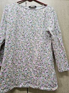 Marks & Spencer's Floral Boat Neck New Top