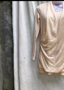 CUTE SKIN COLOUR DRESS