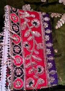 Elegant Embroidered Pakistani Suit
