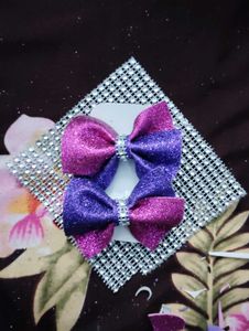 Sparkly Hair Bows