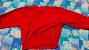 Semi Woolen Stretchable Top For Women
