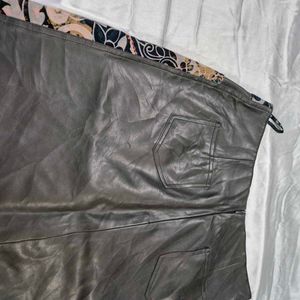 Y2K Leather Brown Skirt