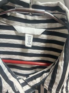 Striped Button-Down Shirt