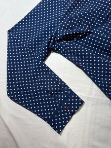 Navy Polka Dot Shirt
