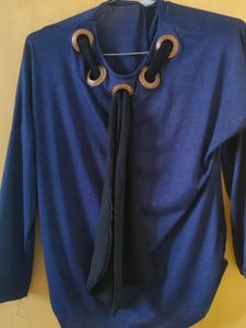 Blue Party Wear Top