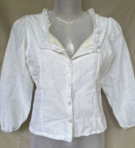 Brand New Custom made White blouse