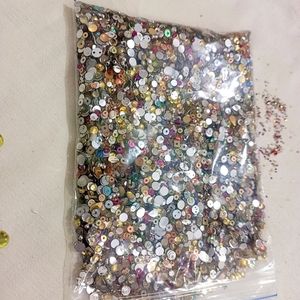 Mix Stone And Chamki Material Combo 130 gm