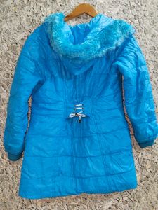 Vintage Blue Puffer Jacket 🧥