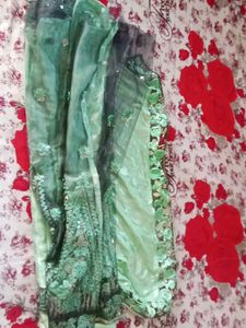 Elegant Green Saree