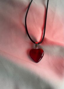 Red Heart Pendant Necklace