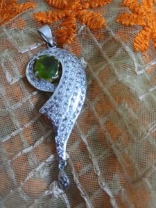 Green Stone Ad Pendant