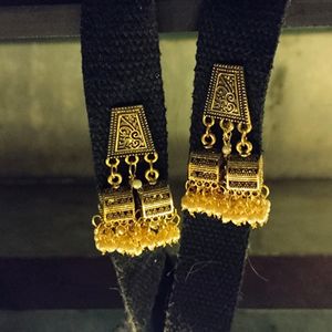 Quadruple Box Jhumka Unique Earring