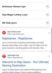 RajaGames Website: https://raja-lottery.com