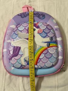 Unicorn Theme Hardshell Backpack For Kids