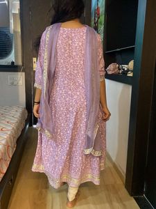 Elegant Lavender Kurta Set