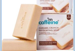 mCaffeine Caramel Crunch Exfoliating Soap