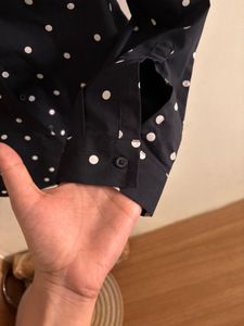 Mark &amp; spencer Collection Women Polka Dot Shirt