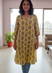 xxl branded yellow kurta