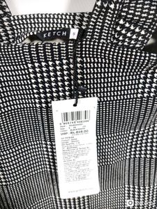 Ketch Black Embossed Dungree Dress (Women&#39;s)