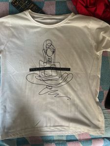 White Graphic Tee