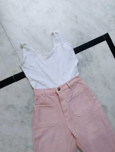 Pink Straight Fit Jeans 💕