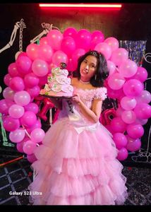 Pink Ball Gown For Birthday Party Or Prom🥳
