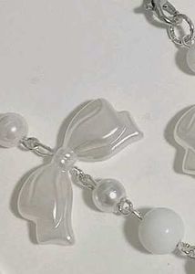 Cute Bow &amp; Heart Phone Charm