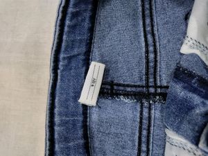 Glitter Denim Shorts For Girls