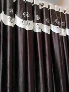 Elegant Brown Curtains 9ft above and number of cur