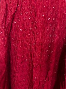 Elegant Red Lehenga Set