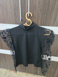 Polka Dot Sleeve Top