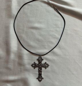 y2k cross necklace