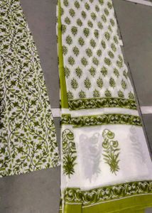 Premium Cambric Cotton Kurta Pant Dupatta Set