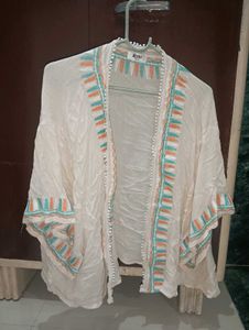 *ON SALE* Cream Coloured Ethnic Shrug