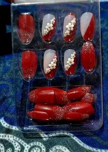 Gothic Red Nails