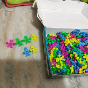 Vintage Plastic Building Toy