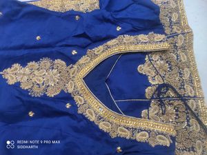 Beautiful heavy zardozi work kurti