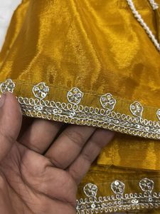 Elegant Mustard Saree