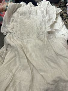 White Embroidered Dress