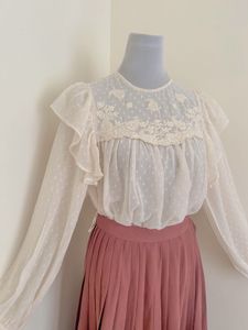 ZARA WITH TAGS EMBROIDERED BLOUSE