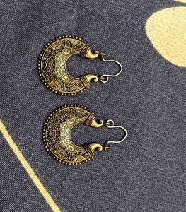 Boho Chic Gold Earrings