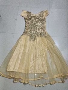 Elegant Gold Ethnic Gown