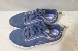 Skechers Brand Floral Print Shoes
