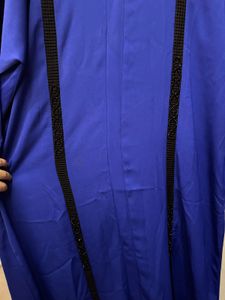 Elegant Blue Abaya