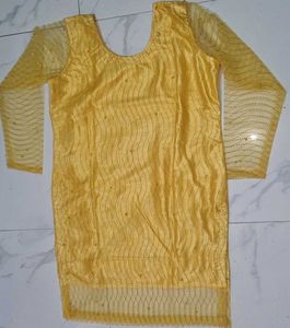 Yellow Sharara Set with Dupatta