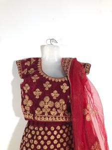 Beautiful Heavy Bridal Lehenga Choli With Dupatta
