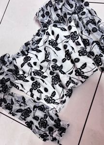 Floral Embroidered Crop Top